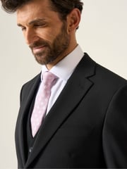 Skopes Black Tailored Fit Wool Rich Darwin Suit Jacket - Image 3 of 4