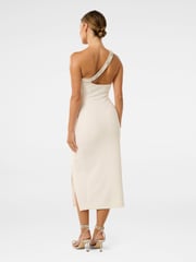 Forever New White Irene Petite Embellished Asymmetrical Bodycon Dress - Image 2 of 5