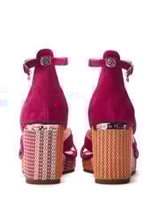 Moda in Pelle Pink May Strappy Wedge Sandals - Image 3 of 4