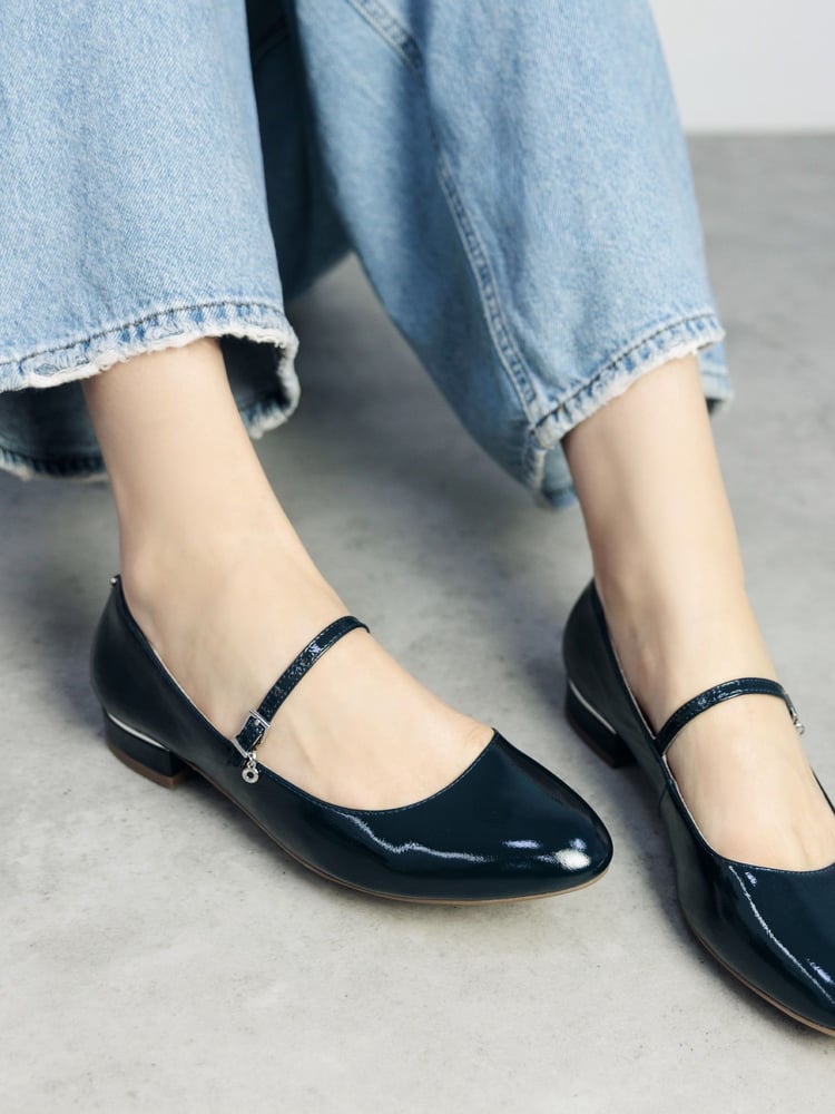 Moda in Pelle FLORENTIN BLOCK HEEL MARYJANE LEATHER SHOE - Image 1 of 5