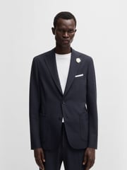 BOSS Blue Hanry Slim-Fit Tailored Suit Jacket - Image 1 of 7