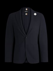 BOSS Blue Hanry Slim-Fit Tailored Suit Jacket - Image 7 of 7