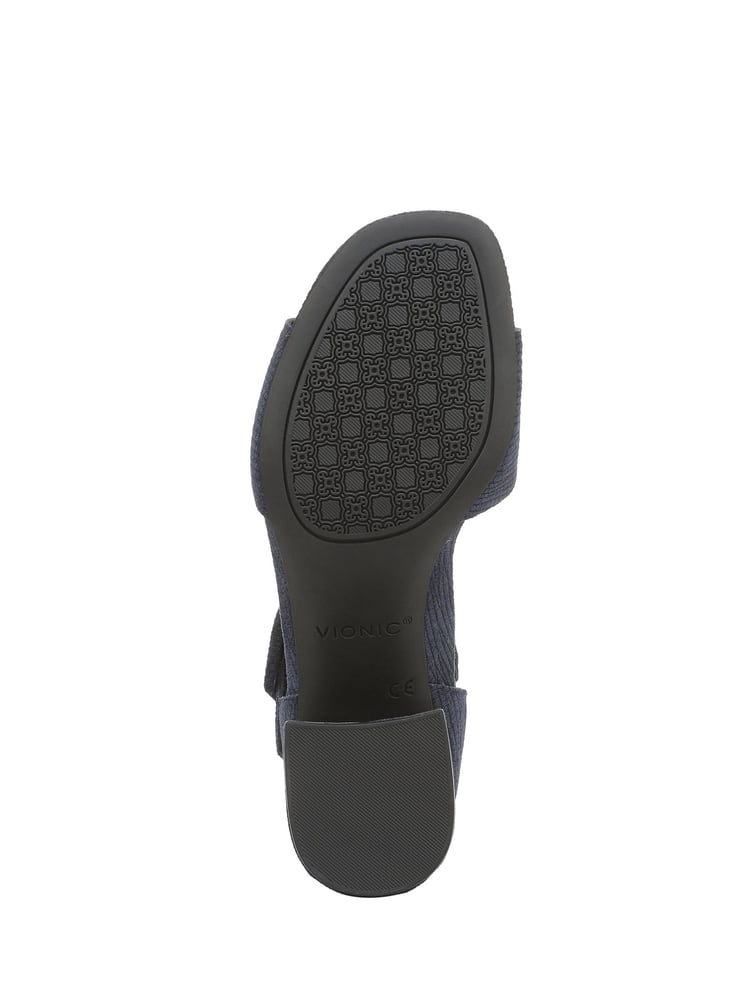 Vionic Regular Fit Grey Chardonnay Ankle Strap Sandals - Image 6 of 6