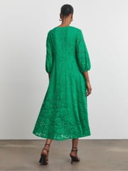 Joanna Hope Purple Value Lace Dress - Image 2 of 4