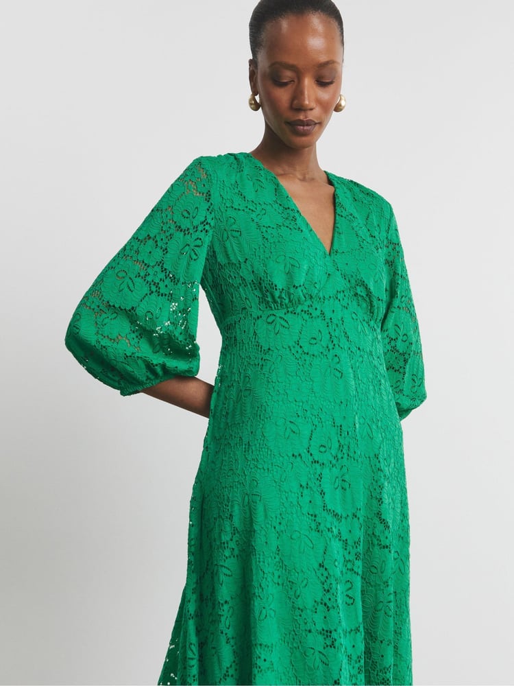 Joanna Hope Purple Value Lace Dress - Image 4 of 4