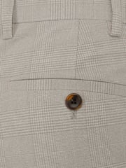 Skopes Natural Tailored Fit Check Charlie Suit Trousers - Image 4 of 4