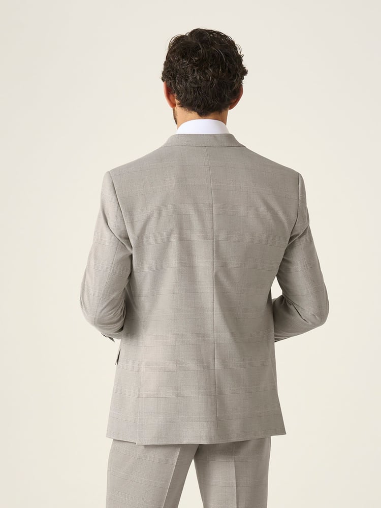 Skopes Natural Tailored Fit Check Charlie Suit Jacket - Image 2 of 5