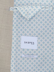 Skopes Natural Tailored Fit Check Charlie Suit Jacket - Image 5 of 5
