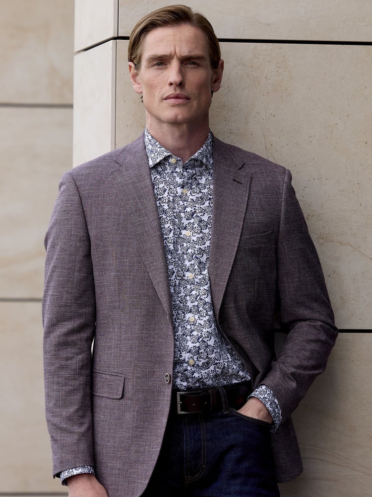 Skopes Berry Tailored Fit Jamie Semi Plain Blazer Jacket - Image 1 of 10