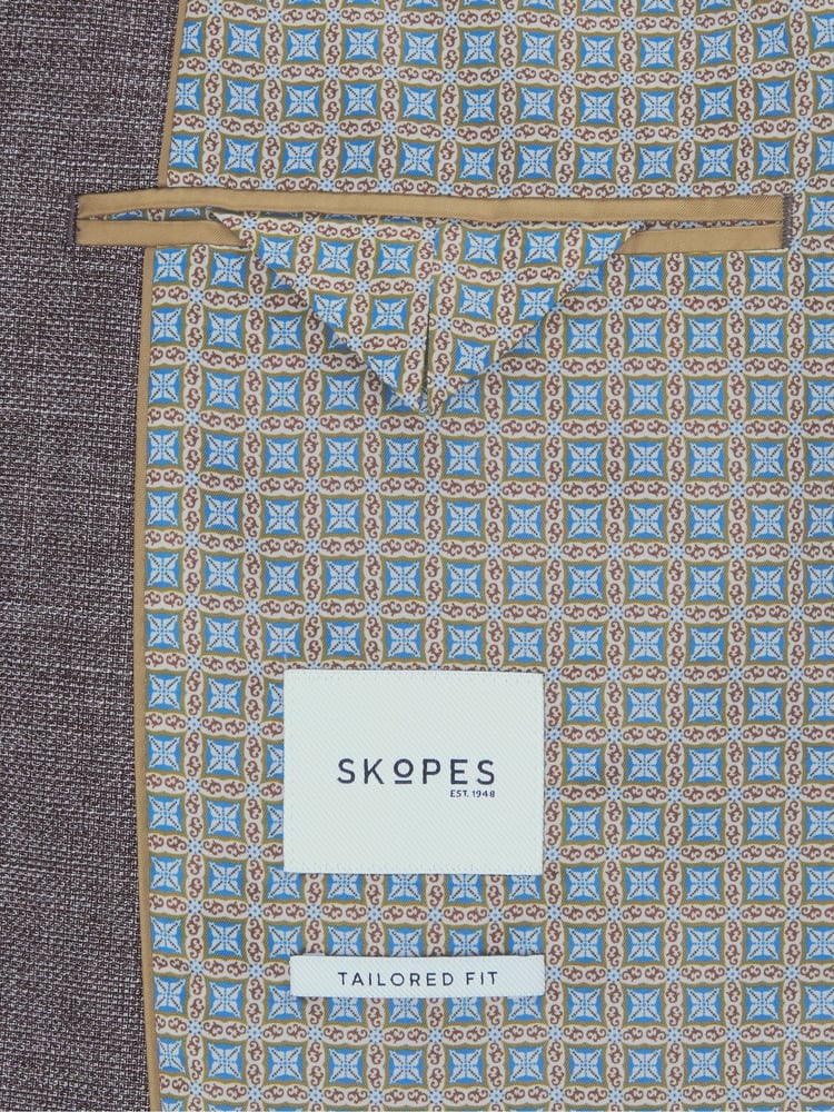 Skopes Berry Tailored Fit Jamie Semi Plain Blazer Jacket - Image 10 of 10
