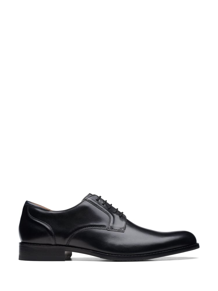 Clarks Black Leather CraftArlo Lace Shoes - Image 1 of 7