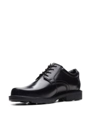 Clarks Black Wide Fit (H) Leather Kerton Lace Shoes - Image 4 of 7