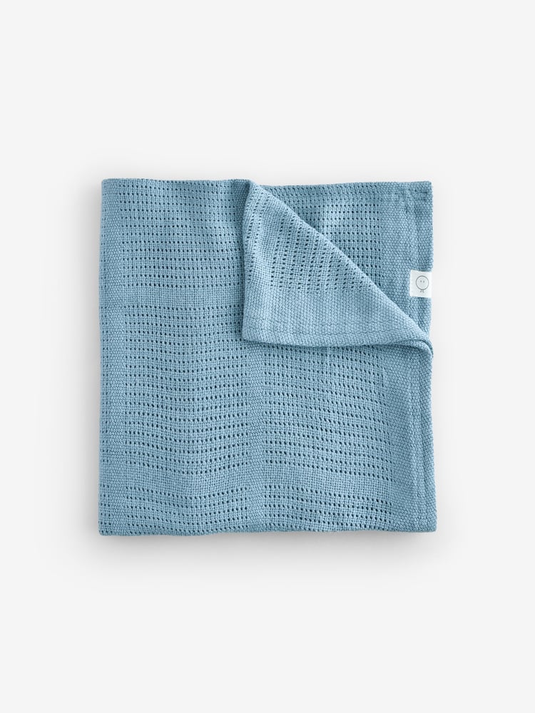 MORI Cotton Blend Cellular Blankets 2 Pack - Image 2 of 3