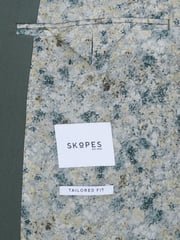 Skopes Green Tailored Tailored Fit Beckett Suit Jacket - Image 8 of 8