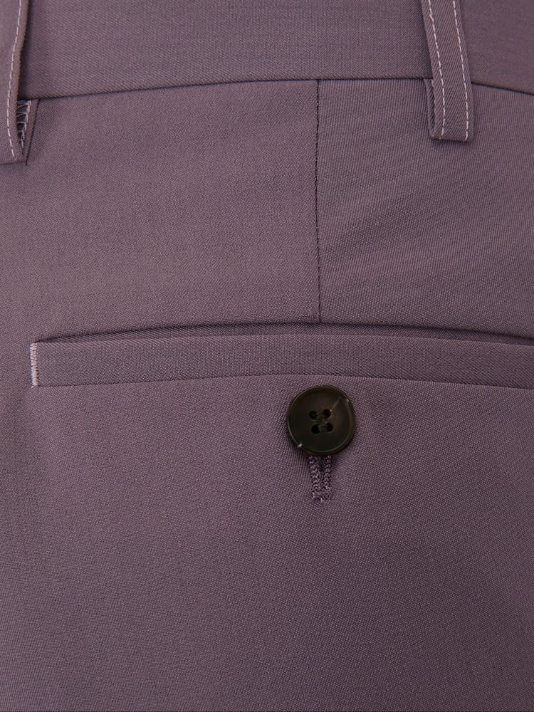 Skopes Purple Tailored Fit Beckett Suit Trousers - Image 4 of 4
