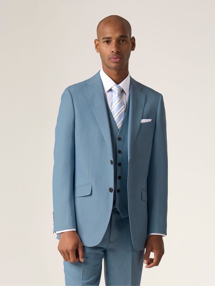 Skopes Blue Tailored Tailored Fit Beckett Suit Jacket - Image 1 of 6