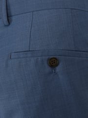 Skopes Blue Tailored Fit Remo Wool Rich Suit Trousers - Image 3 of 4