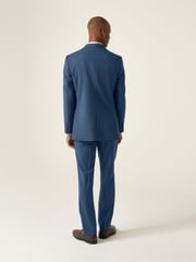 Skopes Blue Tailored Fit Remo Wool Rich Suit Jacket - Image 3 of 8