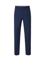Skopes Blue Tailored Fit Caspian Stretch Look Suit Trousers - Image 3 of 4