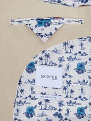 Skopes Natural Tailored Fit Caspian Stretch Look Suit Jacket - Image 8 of 8
