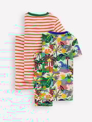 Boden Cream 100% Cotton Snug Johns Shorts 2 Pack - Image 2 of 3