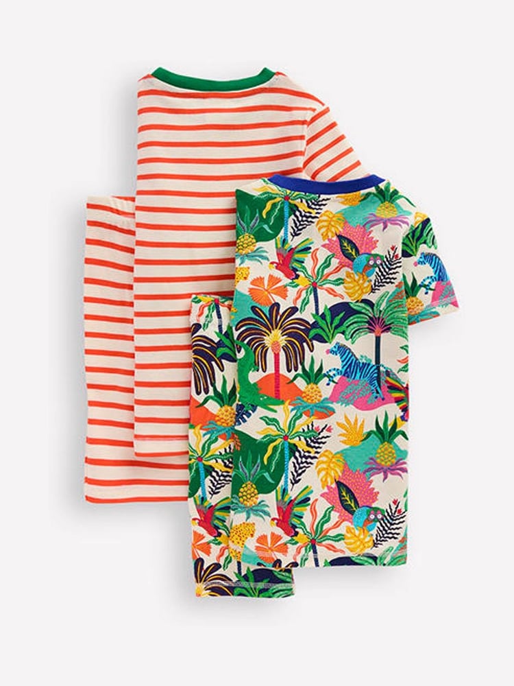 Boden Cream 100% Cotton Snug Johns Shorts 2 Pack - Image 2 of 3