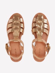 Boden Gold Fisherman Flat Sandals - Image 4 of 5