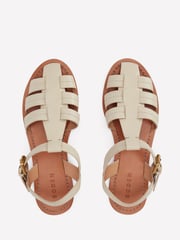 Boden Cream Fisherman Flat Sandals - Image 4 of 5