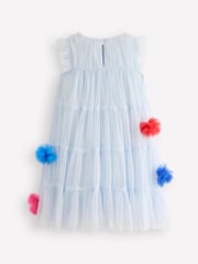 Boden Blue Tulle Tiered Dress - Image 3 of 4