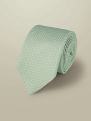 Charles Tyrwhitt Green Grenadine Italian Tie - Image 1 of 2