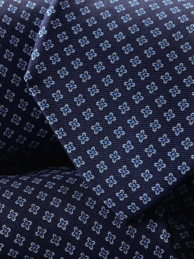 Charles Tyrwhitt Blue Silk Print Tie - Image 2 of 2