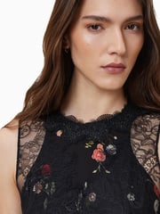 AllSaints Black Quinn Dress - Image 3 of 9