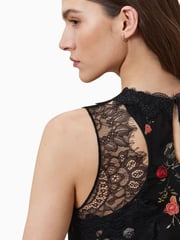 AllSaints Black Quinn Dress - Image 7 of 9