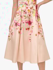 Adrianna Papell Natural Border Mikado Dress - Image 5 of 6