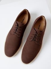 Threadbare Brown Faux Suede Desert Shoes - Image 2 of 4