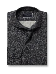 Charles Tyrwhitt Grey Slim Fit Made With Liberty Fabric 100% Cotton Shirt - Image 5 of 6