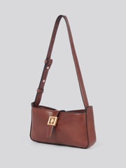 U.S. Polo Assn. Brown Womens Caring Mini Hobo Bag - Image 2 of 7