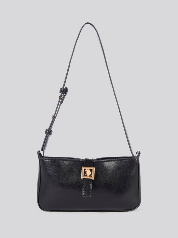 U.S. Polo Assn. Black Womens Caring Mini Hobo Bag - Image 1 of 6