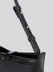 U.S. Polo Assn. Black Womens Caring Mini Hobo Bag - Image 5 of 6