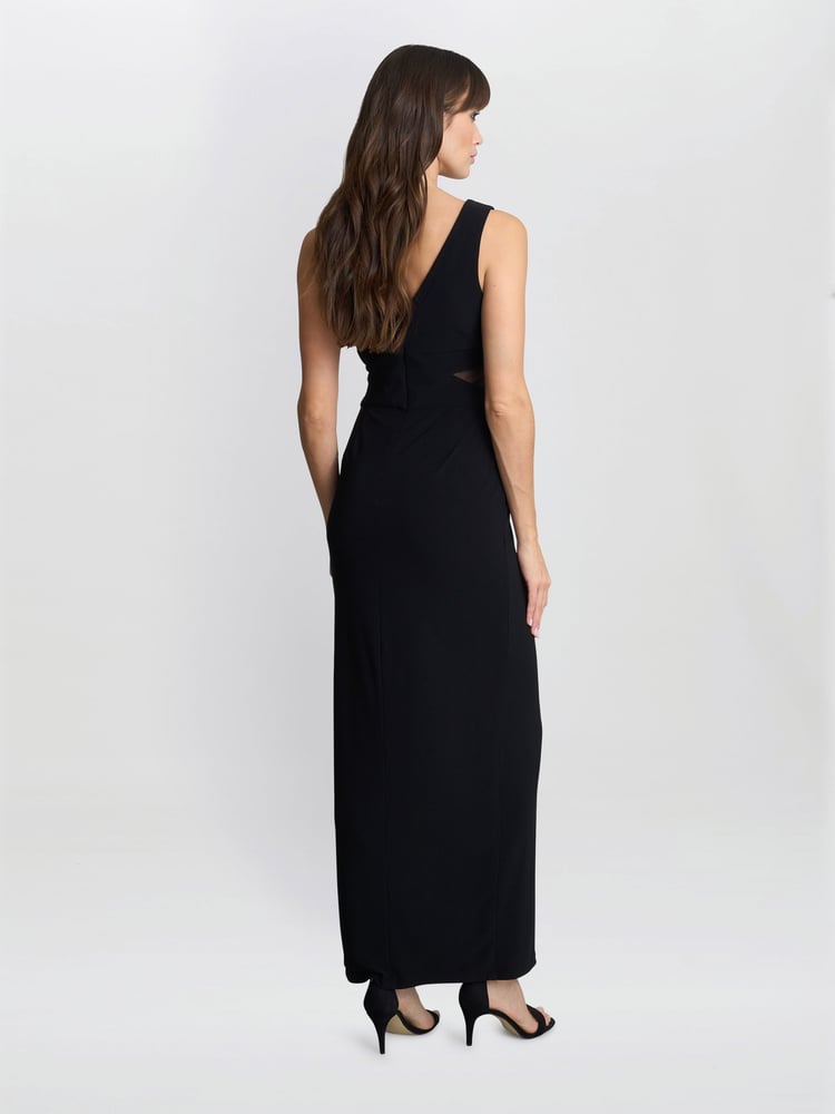 Gina Bacconi Wendy Cut Out Black Dress - Image 2 of 6