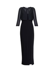 Gina Bacconi Wendy Cut Out Black Dress - Image 6 of 6