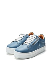 Moda In Pelle Abbiy Chunky Slab Sole Side Zip Lace Up Trainers - Image 3 of 5
