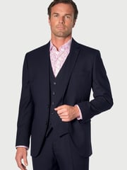 Brook Taverner Blue Wool Blend Suit Jacket - Image 1 of 4