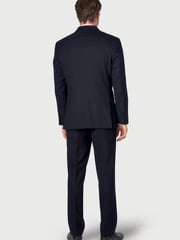 Brook Taverner Blue Wool Blend Suit Jacket - Image 3 of 4