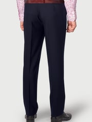Brook Taverner Blue Wool Blend Suit Trousers - Image 2 of 2
