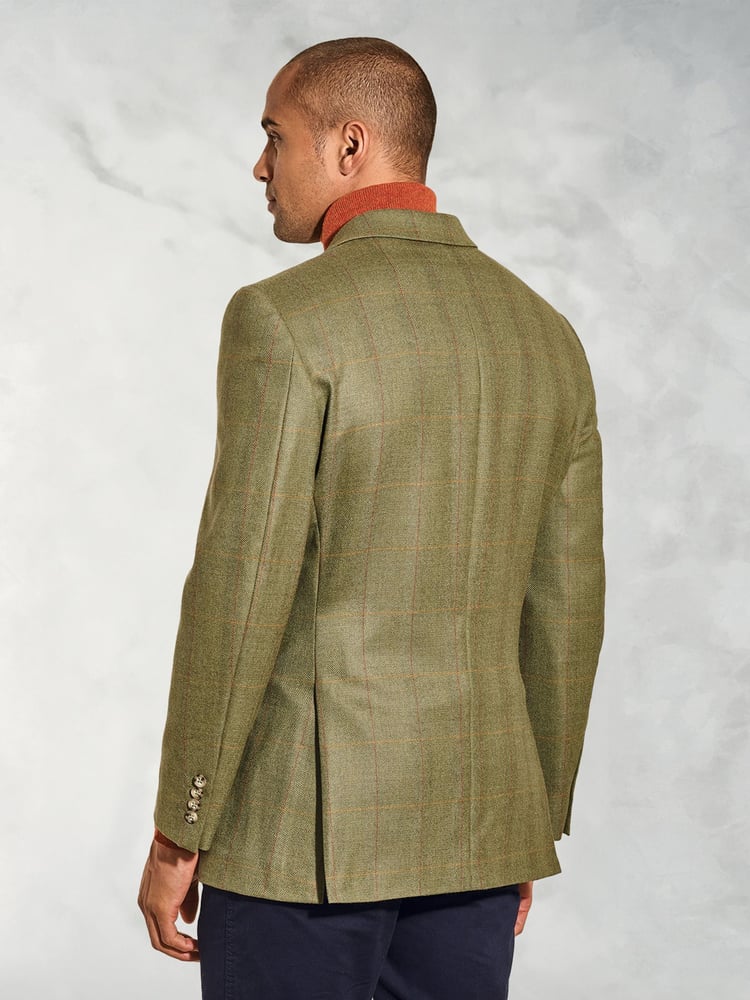 Brook Taverner Green Wool Tweed Jacket - Image 2 of 5