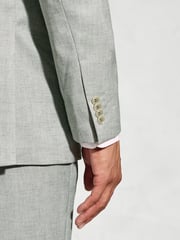 Brook Taverner Green Textured Occasion Suit Jacket - Image 5 of 6