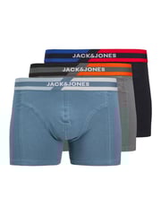 JACK & JONES Junior Blue Boxers 3 Pack - Image 1 of 2