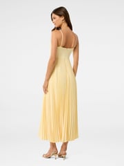 Forever New Yellow Chloe Pleated Midi Dress - Image 2 of 5