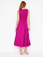 Boden Pink Cross Front Ponte Dress - Image 4 of 6